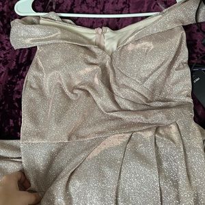 Sparkly Pink Prom Dress